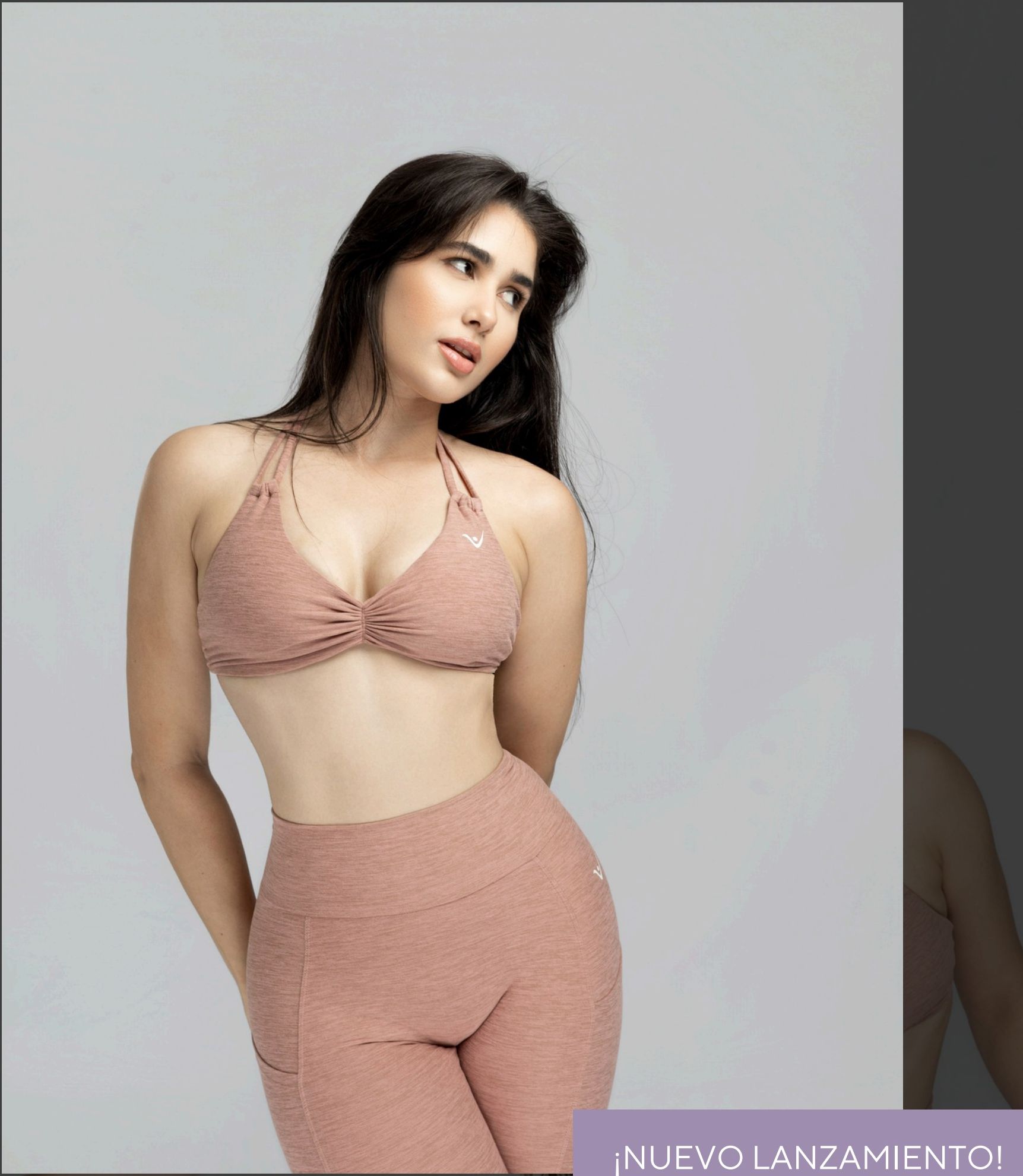Conjunto Bra + Leggings Marrón